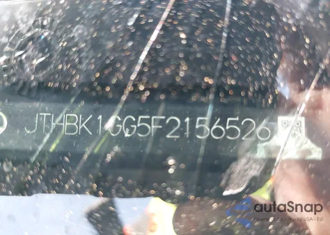 2015 Lexus Es 350 z USA, uszkodzony, nr VIN JTHBK1GG5F2156526